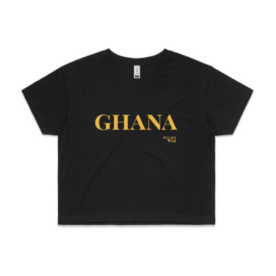 Ghana Wordmark Crop Tee Thumbnail