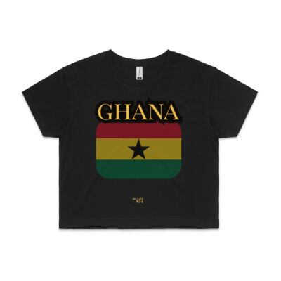 Ghana Flag Crop Tee Thumbnail