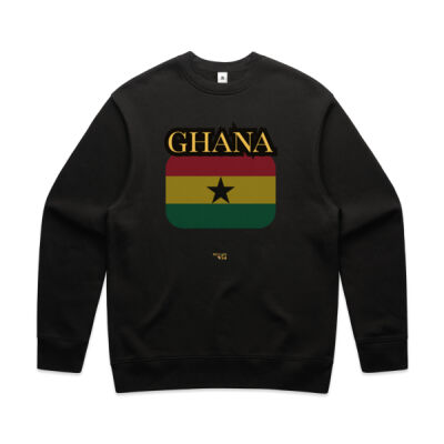 Ghana Flag Men's Crew Thumbnail