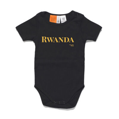 Rwanda Wordmark Baby Onesie Thumbnail