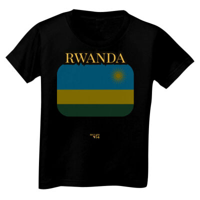 Rwanda Flag Toddler and Kids Unisex Tee Thumbnail