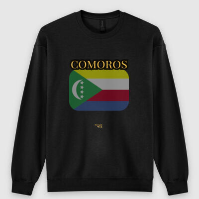 Comoros Flag CrewNeck Sweatshirt Thumbnail