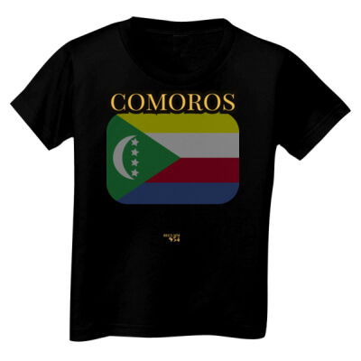 Comoros Flag Toddler and Kids Unisex Tee Thumbnail