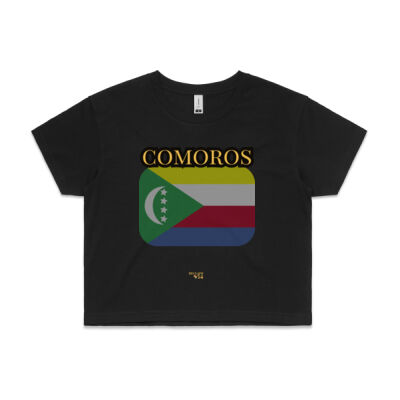 Comoros Flag Crop Tee Thumbnail