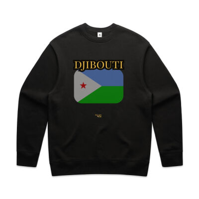 Djibouti Flag Men's Crew Thumbnail