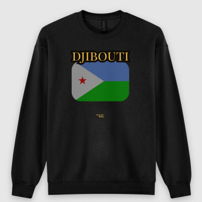 Djibouti Flag CrewNeck Sweatshirt Thumbnail