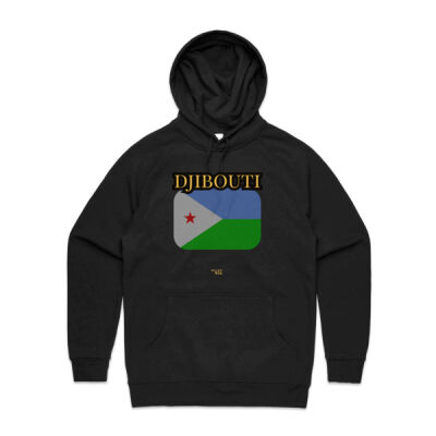 Djibouti Flag Unisex Hoodie Thumbnail