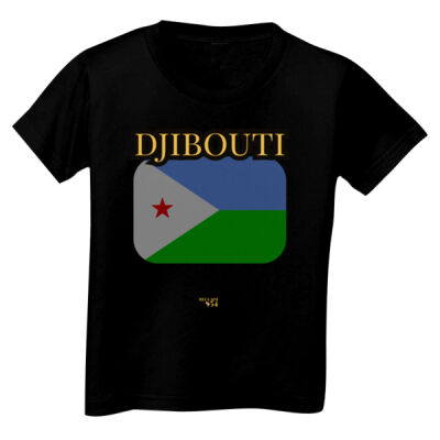 Djibouti Flag Toddler and Kids Unisex Tee Thumbnail