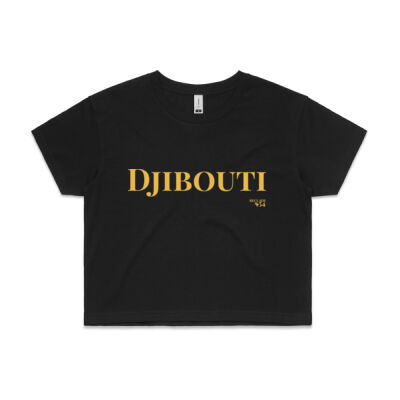 Djibouti Wordmark Crop Tee Thumbnail