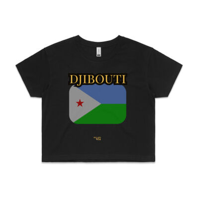 Djibouti Flag Crop Tee Thumbnail