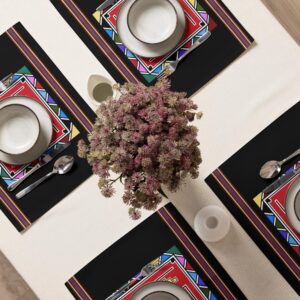 Ndebele Print Placemat Set (4)